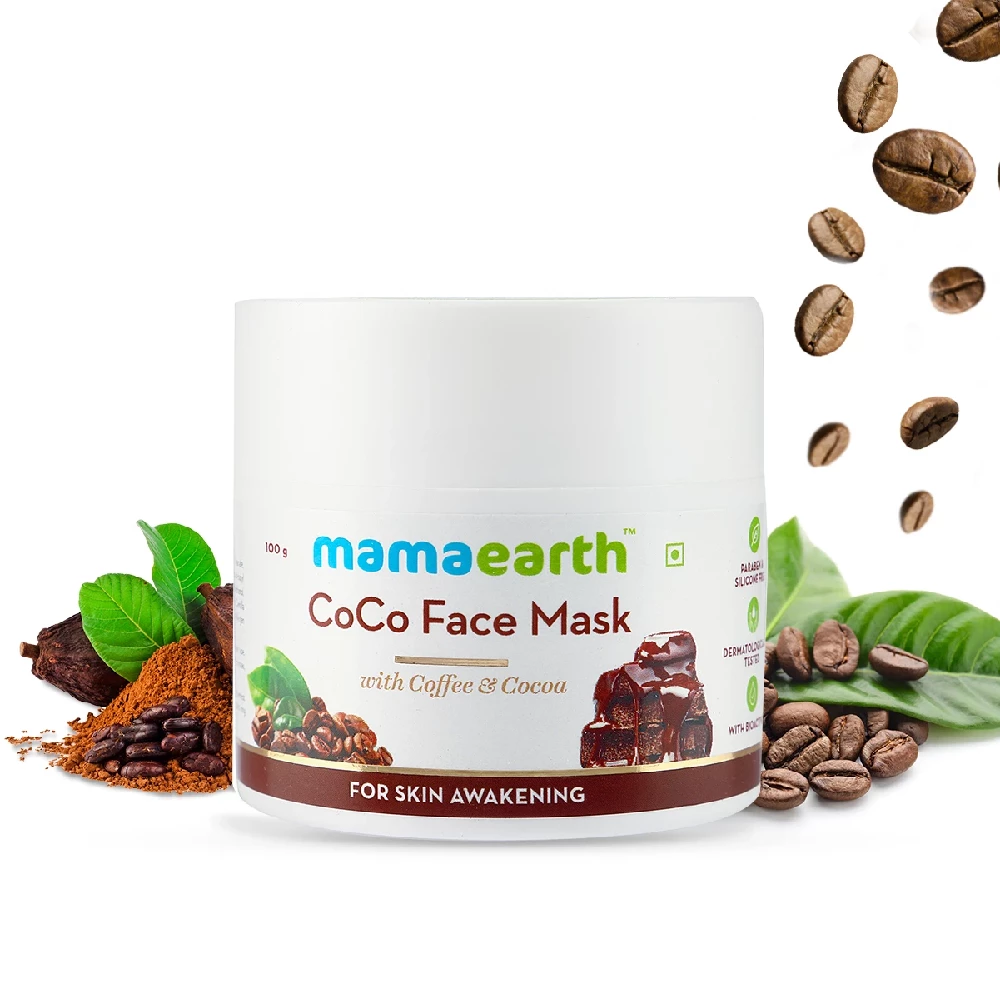 CoCo Face Mask with Coffee and Cocoa for Skin Awakening, 100g-1.webp